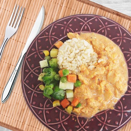 receita saudável de strogonofe de frango